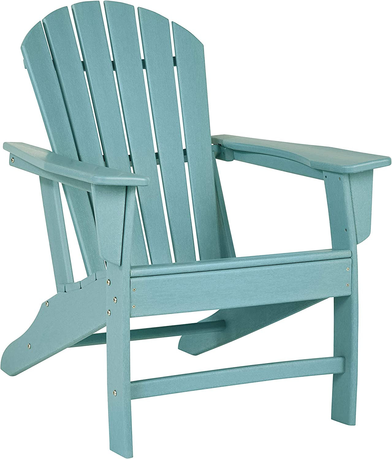 Sundown Treasure Outdoor Patio HDPE Weather Resistant Adirondack Chair, Blue