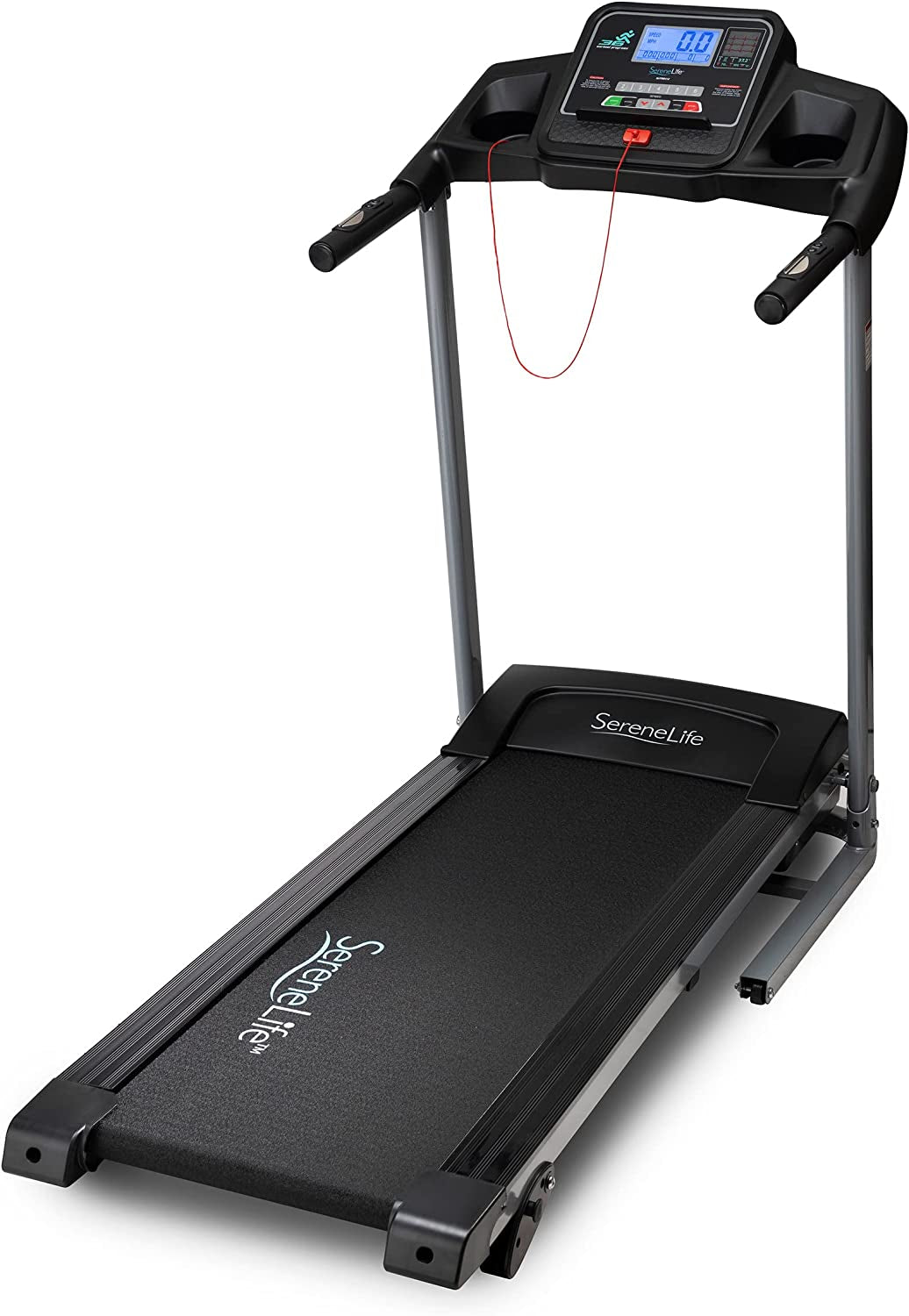 Folding Treadmill Exercise Running Machine - Electric Motorized Running Exercise Equipment