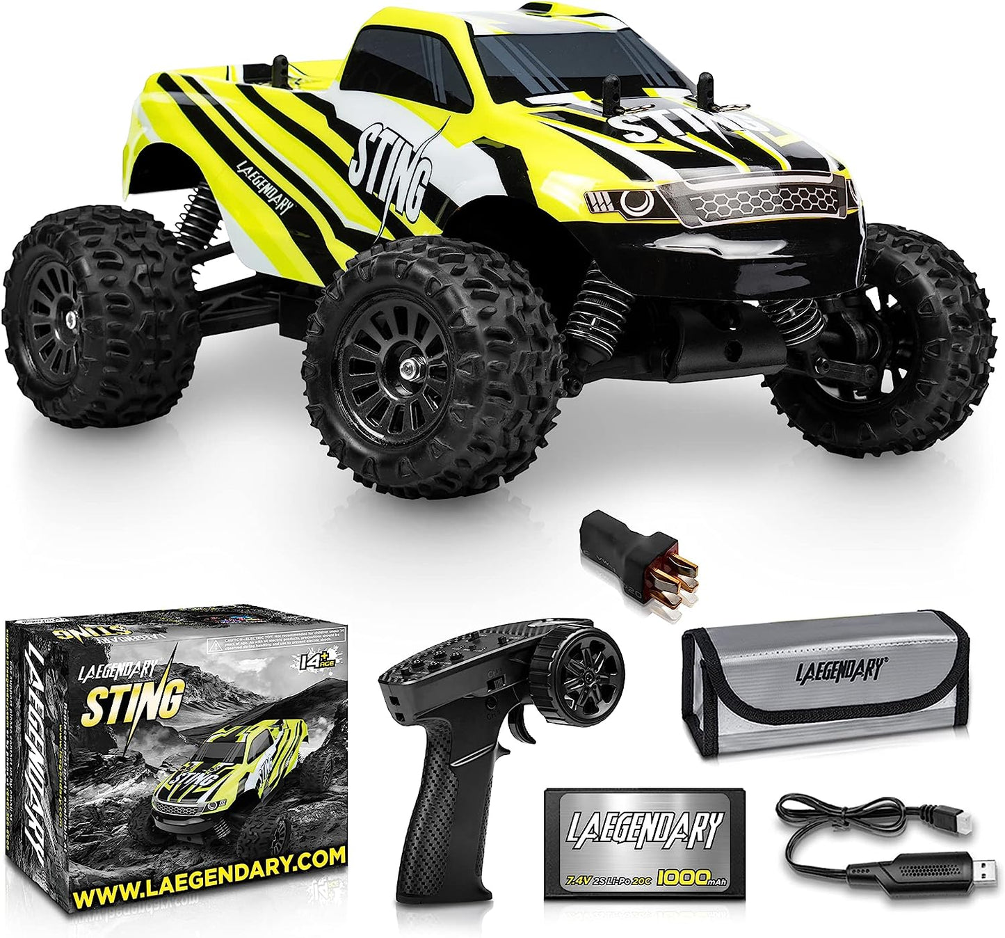 1:18 Large Scale Brushless RC Cars 60+ Km/H High Speed Remote Control Car 4X4 off Road Monster Truck