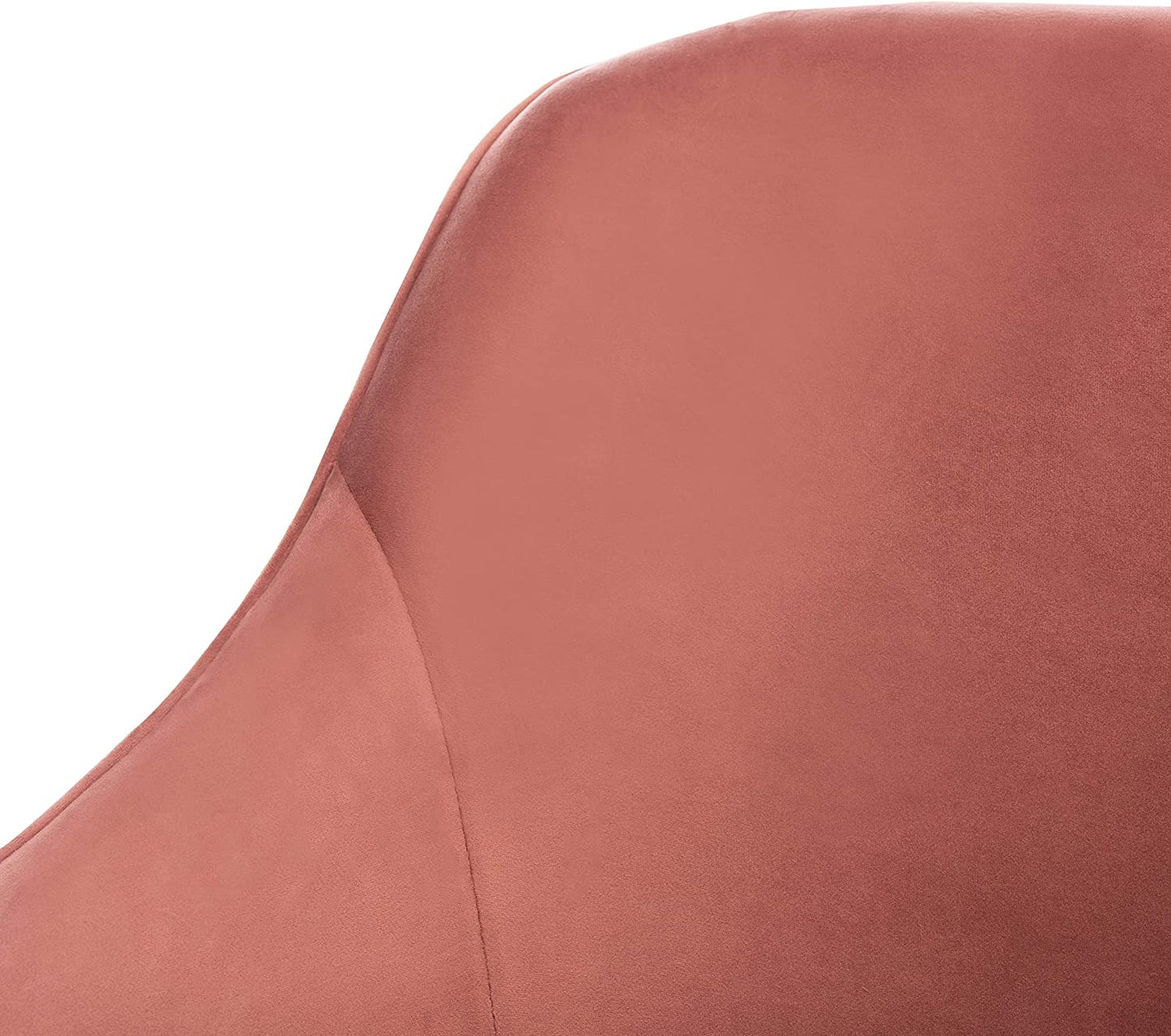 Couture Home Leyla Mid-Century Dusty Rose Velvet Swivel Accent Chair