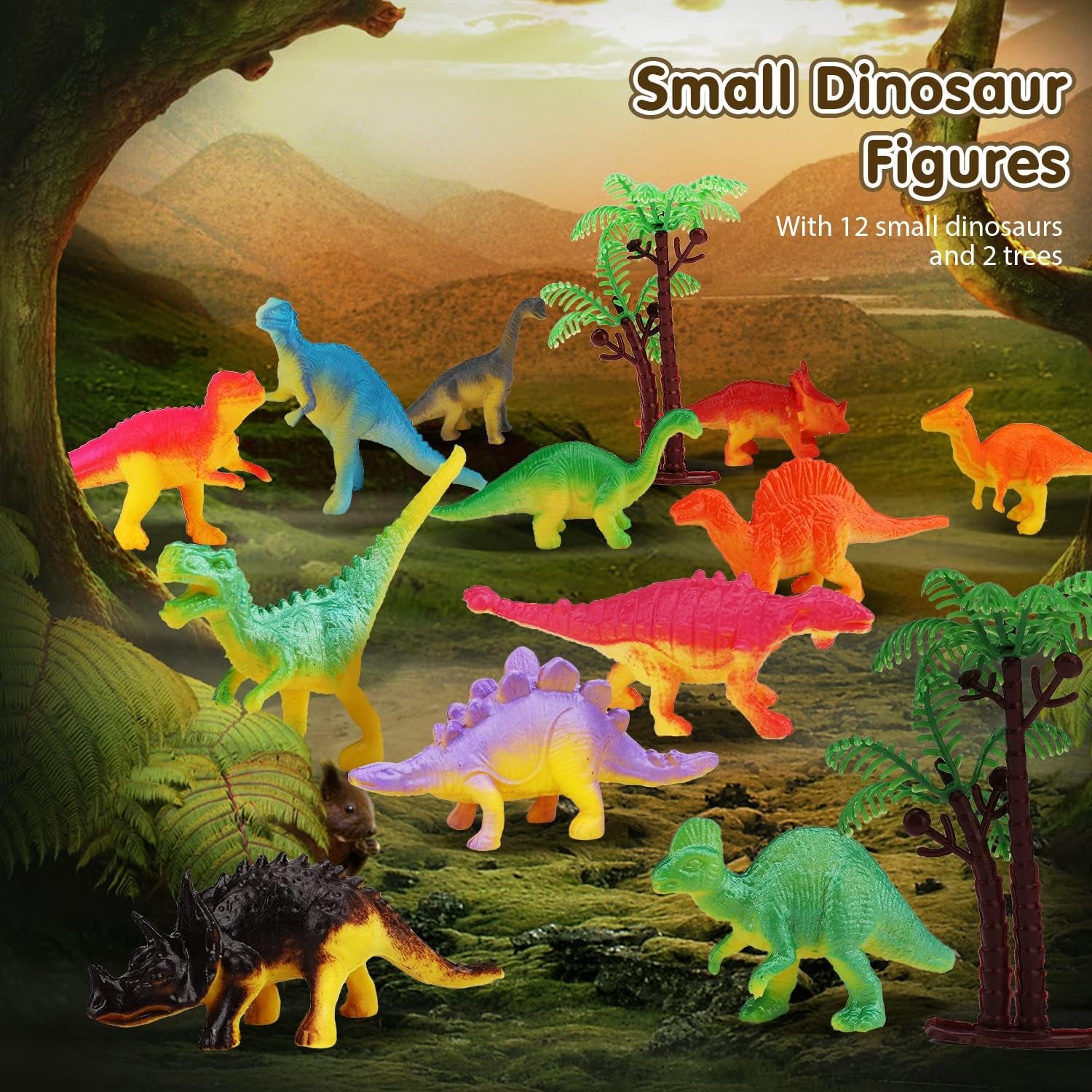 Remote Control Dinosaur Toys for Kids 3-5 - T Rex Dinosaur Toys with 12 Dino Figures - Light up & Roaring Sound - Electronic Walking Dinosaur Toys - Dinosaur Robot Toy for Kids Boys (Gray)