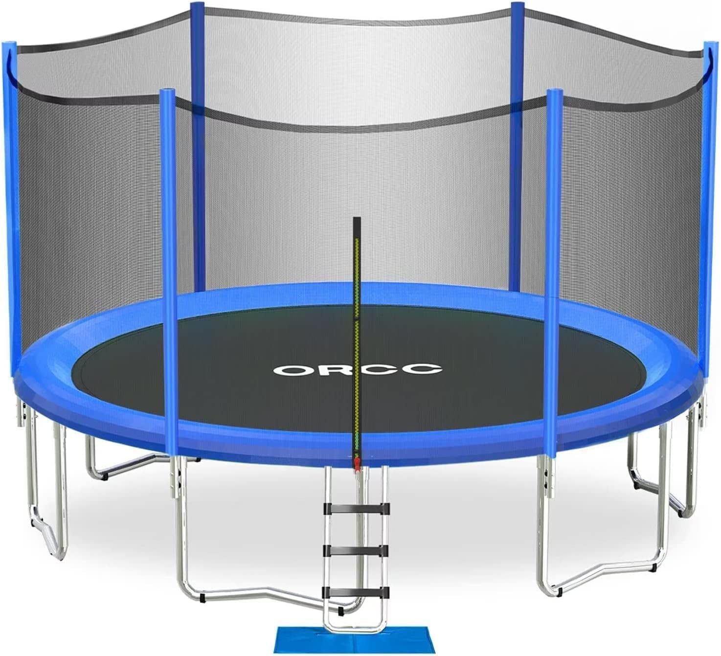 Trampoline-Astm and CPSIA Approved-16 15 14 12 10Ft Kids Recreational Trampolines with Enclosure Net Ladder Safe Bounce Outdoor Backyard Trampoline for Kids Family Happy Time