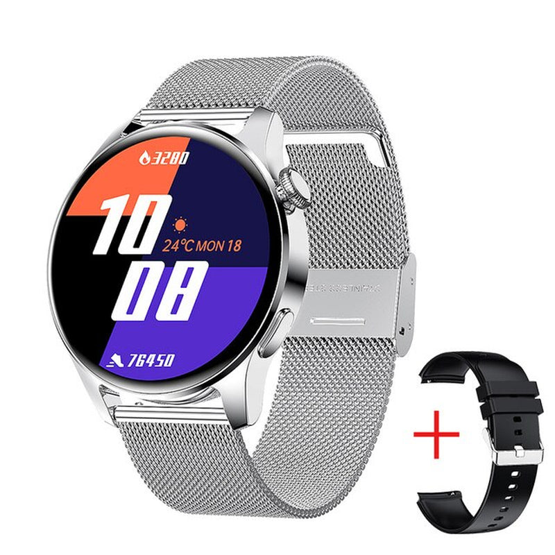 2022 New Smart Watch Men Full Touch Screen Sports Fitness Clock Waterproof Bluetooth Call Man Smartwatch for Android IOS