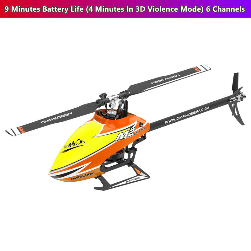 Dual Brushless Direct Drive RC Helicopter 6-CH 3 Flight Modes High-Precision Control All-Metal Steering Gear Toys for Children