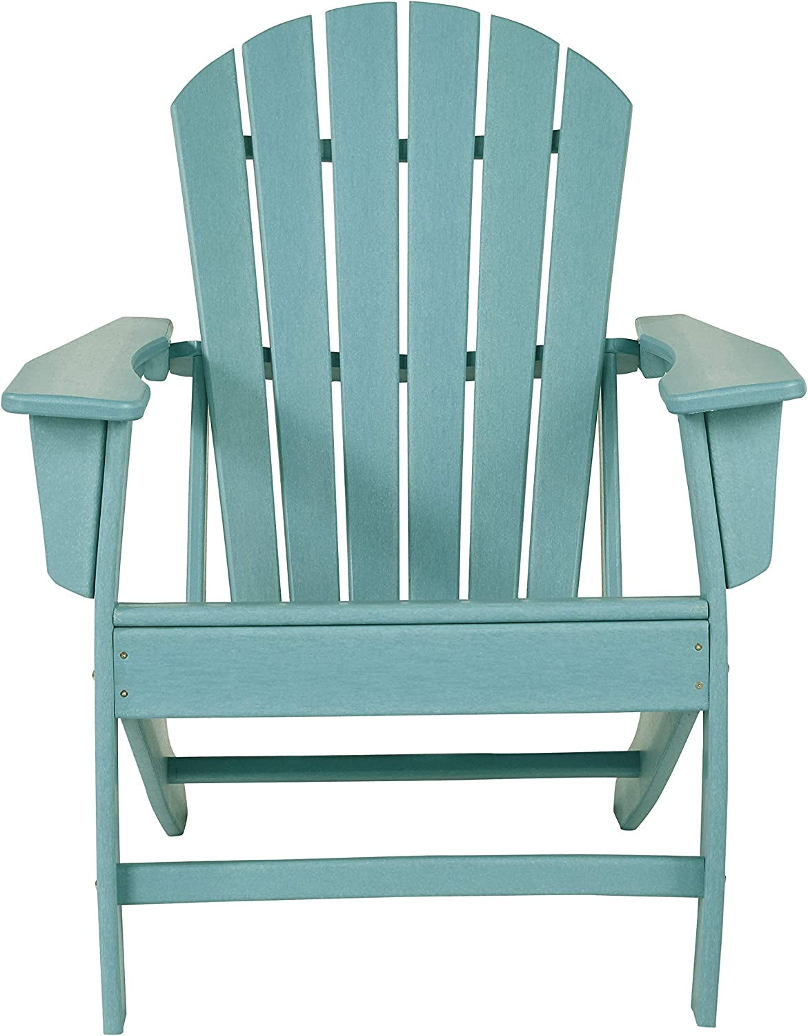 Sundown Treasure Outdoor Patio HDPE Weather Resistant Adirondack Chair, Blue