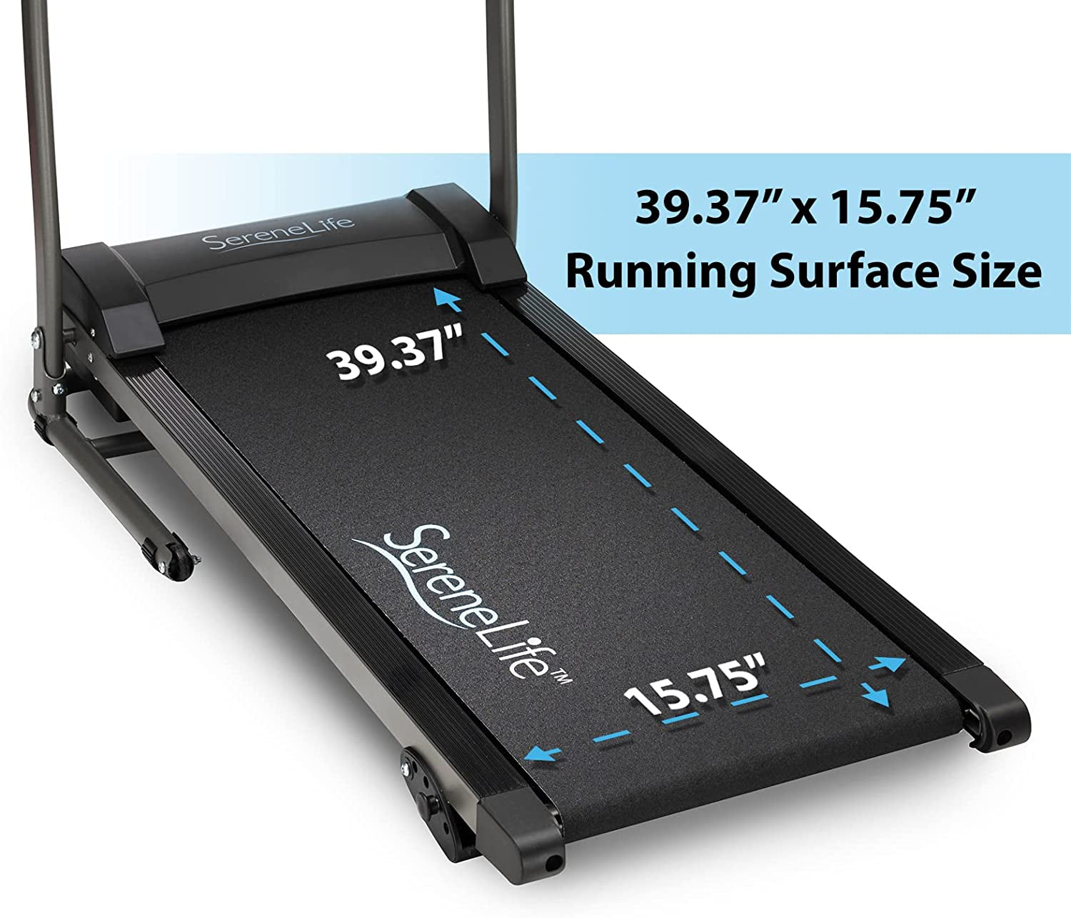 Folding Treadmill Exercise Running Machine - Electric Motorized Running Exercise Equipment