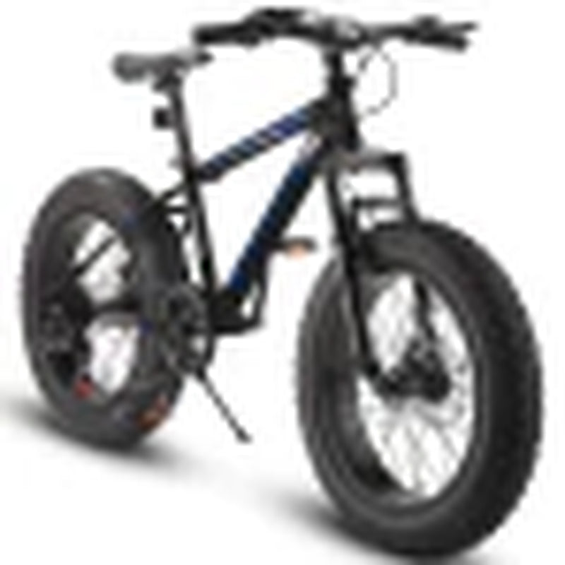 US Warehouse 20 Inch Fat Tires 7 Speed Mountain Bike Dual Disc Brake Commuter Urban Mountain Bike