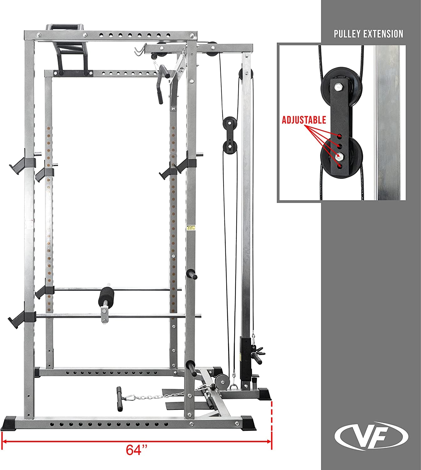 BD-41 Heavy Duty Power Rack - Squat Rack - Power Cage Bundle Options for Weightlifting Home Gym Equipment